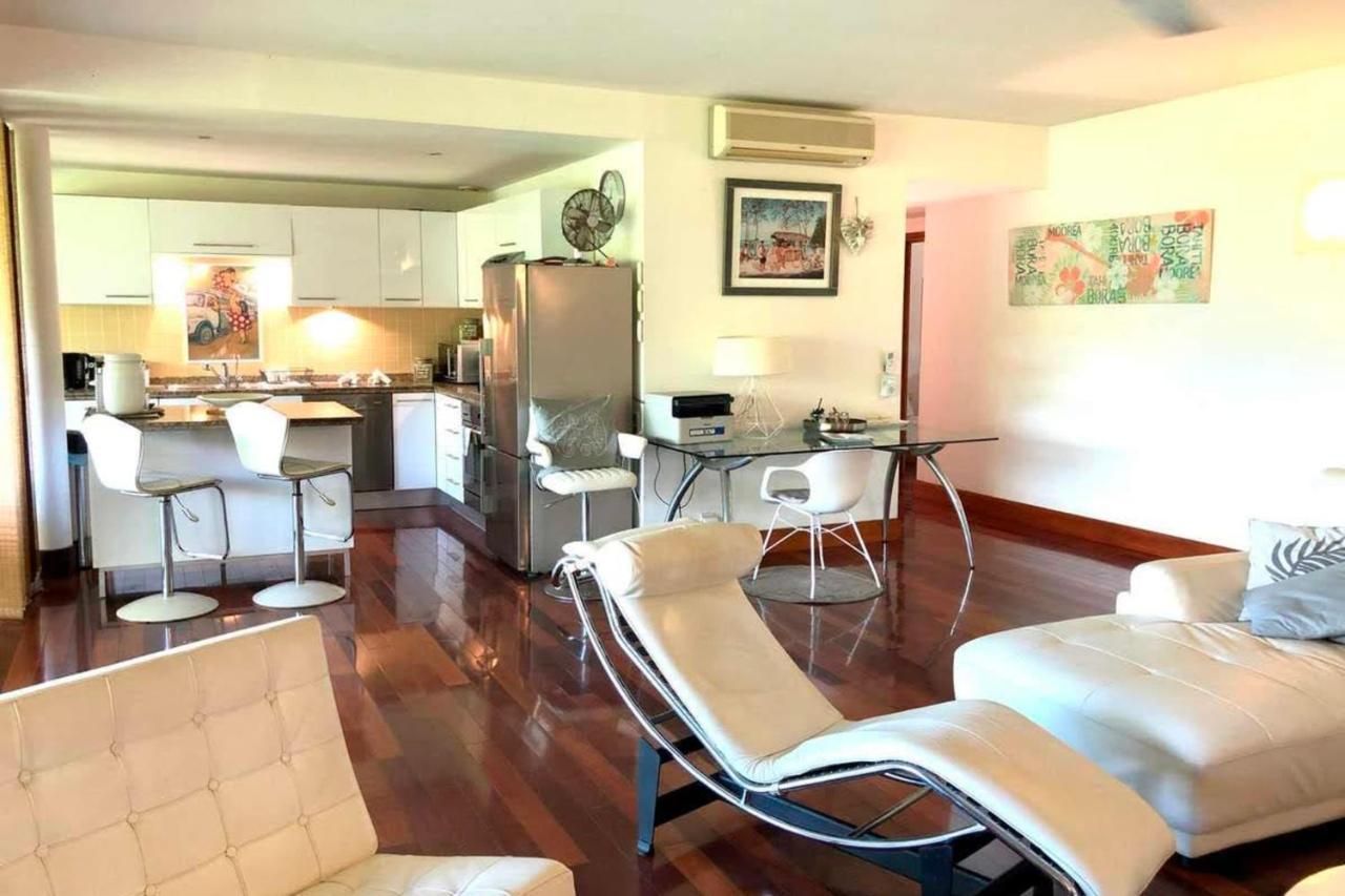 Sunset Beach Carlton- Tahiti - Beachfront Luxury Residence & Pool - 4 Pers Punaauia  Luaran gambar