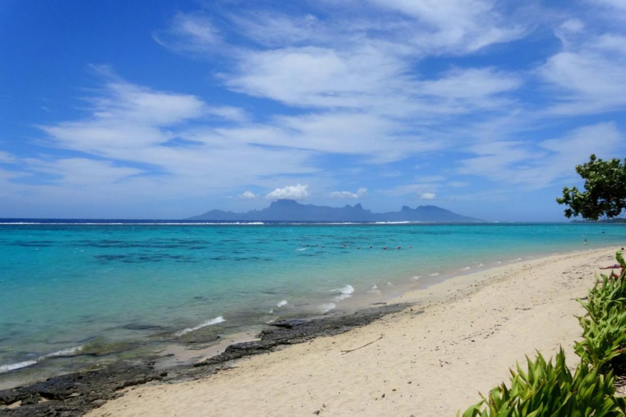 Sunset Beach Carlton- Tahiti - Beachfront Luxury Residence & Pool - 4 Pers Punaauia  Luaran gambar